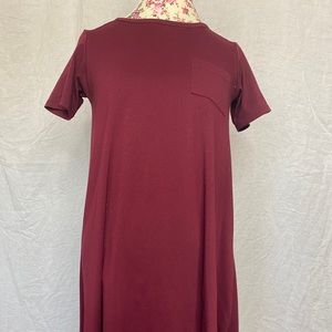 Rachel Parcell T-shirt dress Burgundy